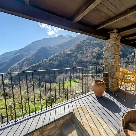 Casa Rustica Y Chic Con Chimenea Y Vistas Panoramicas De La Vall De Boi Cardet